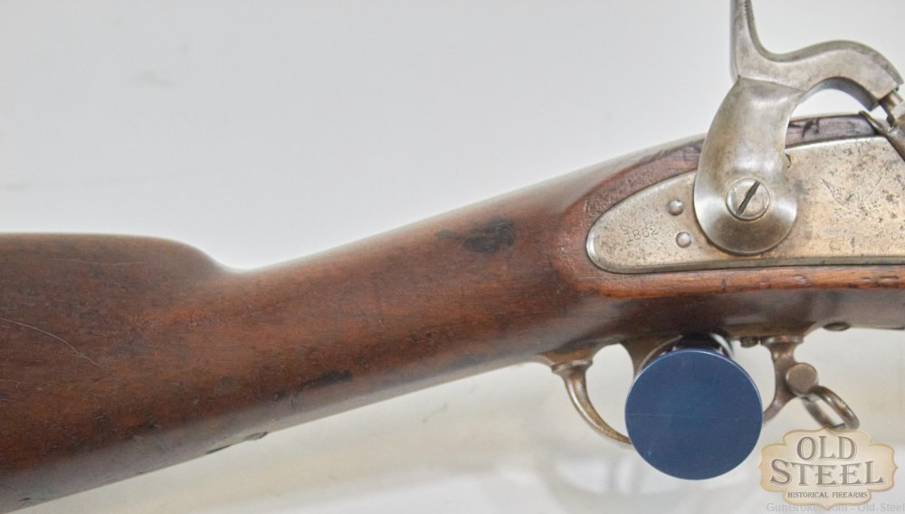 WW Welch Percussion Musket Civil War MFG 1861 Antique Union Army-img-5
