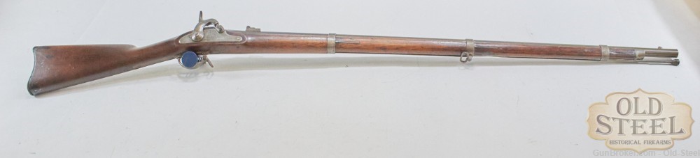 WW Welch Percussion Musket Civil War MFG 1861 Antique Union Army-img-0