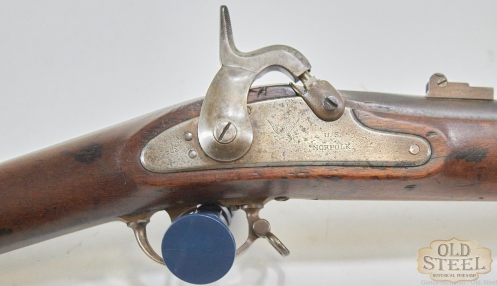 WW Welch Percussion Musket Civil War MFG 1861 Antique Union Army-img-6