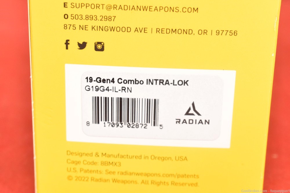Radian Afterburner Ramjet Glock 19 Gen 4 Barrel/Compensator Radian-Ramjet-img-11