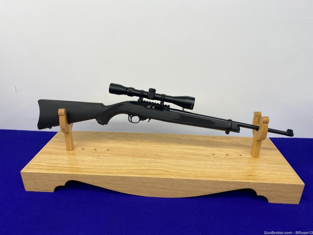 2015 Ruger 10/22 Carbine .22 LR Blue 18.5" *CLASSIC ALL AMERICAN RIFLE*-img-0