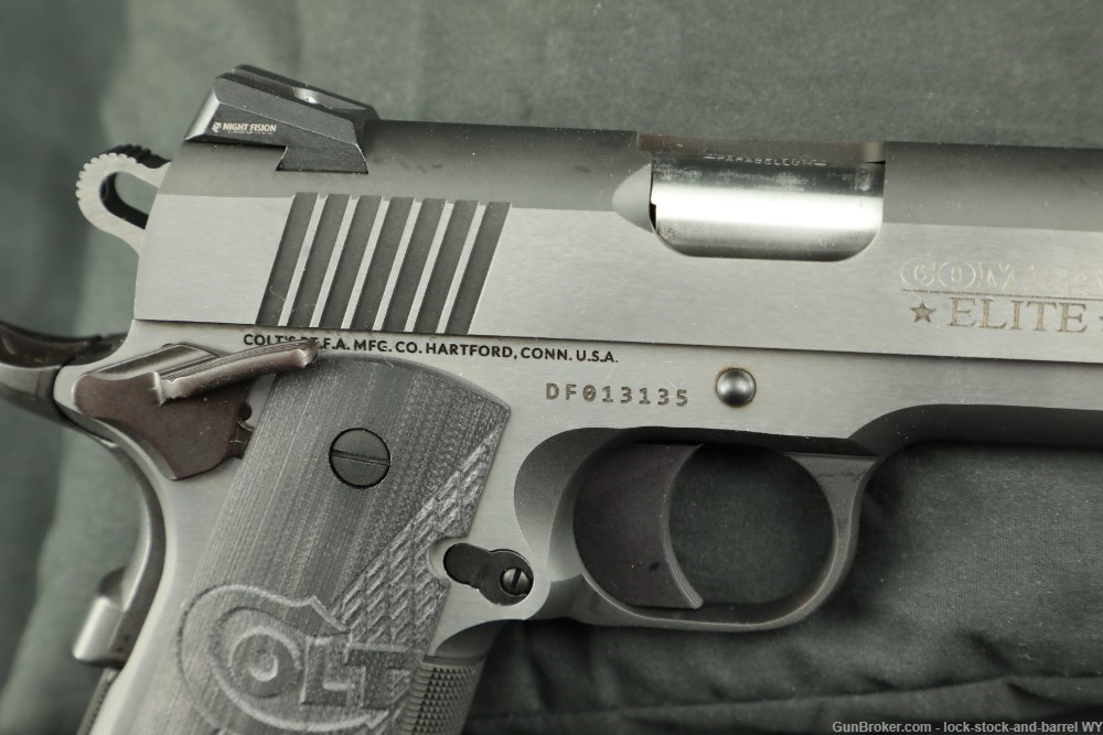  LIKE NEW, Colt Combat Elite Defender, 3", 9mm Series 80 Stainless  -img-18