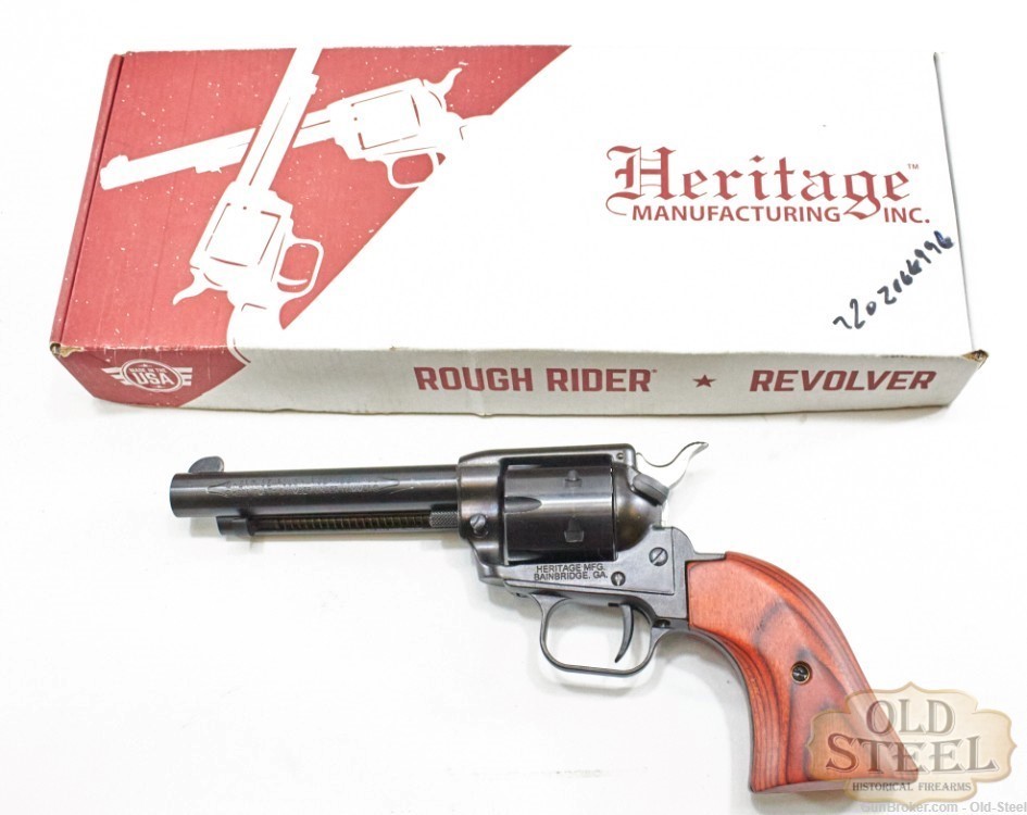 Heritage Arms Rough Rider Single Action Army Style Revolver 22 LR Plinker -img-0