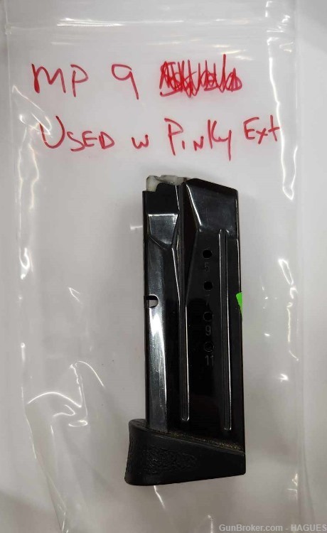Pre Owned: Smith & Wesson M&P 9mm 12 Round Magazine -img-3