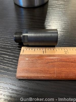 Barrel Extension 1/2x28 1.5 Inch New Bitcoin .223-img-1