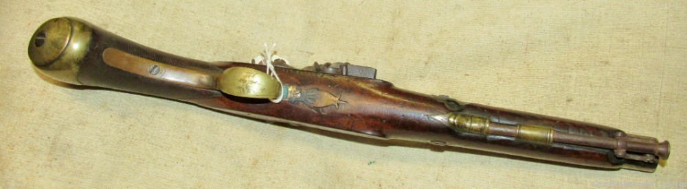 1830's British Flint Lock Pistol Collins London Swivel Ramrod .69 Cal-img-15