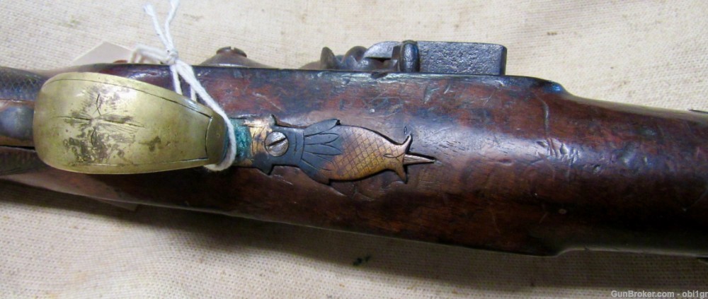 1830's British Flint Lock Pistol Collins London Swivel Ramrod .69 Cal-img-18