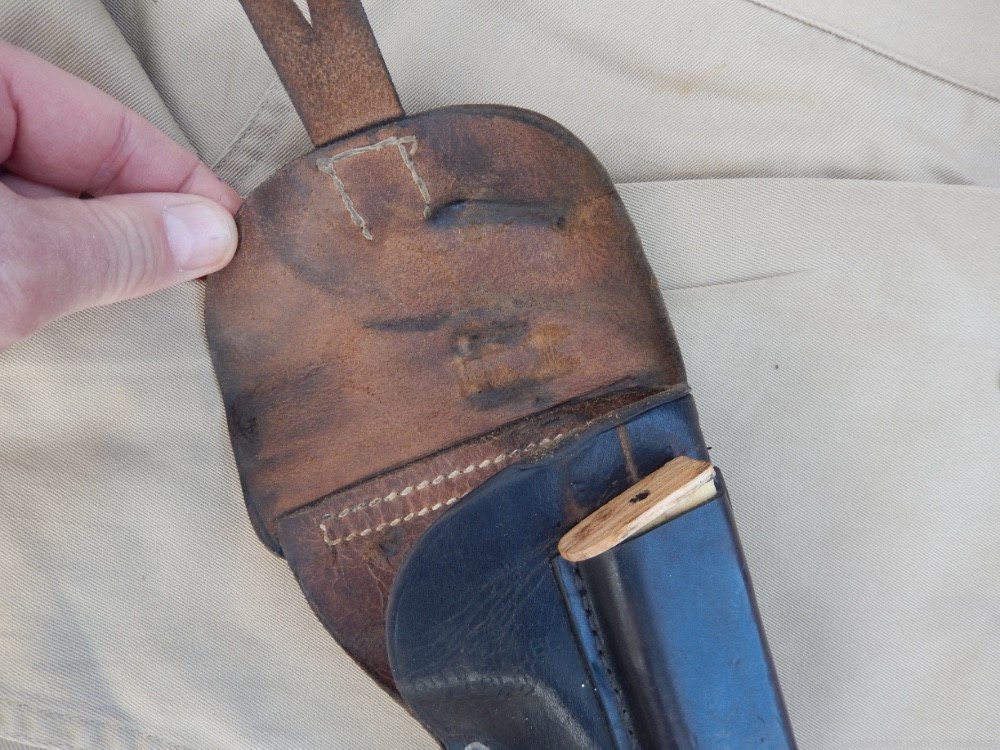 WW2 WWII MAUSER HSc HOLSTER. EXCELLENT CONDITION & ALL ORIGINAL.   -img-7