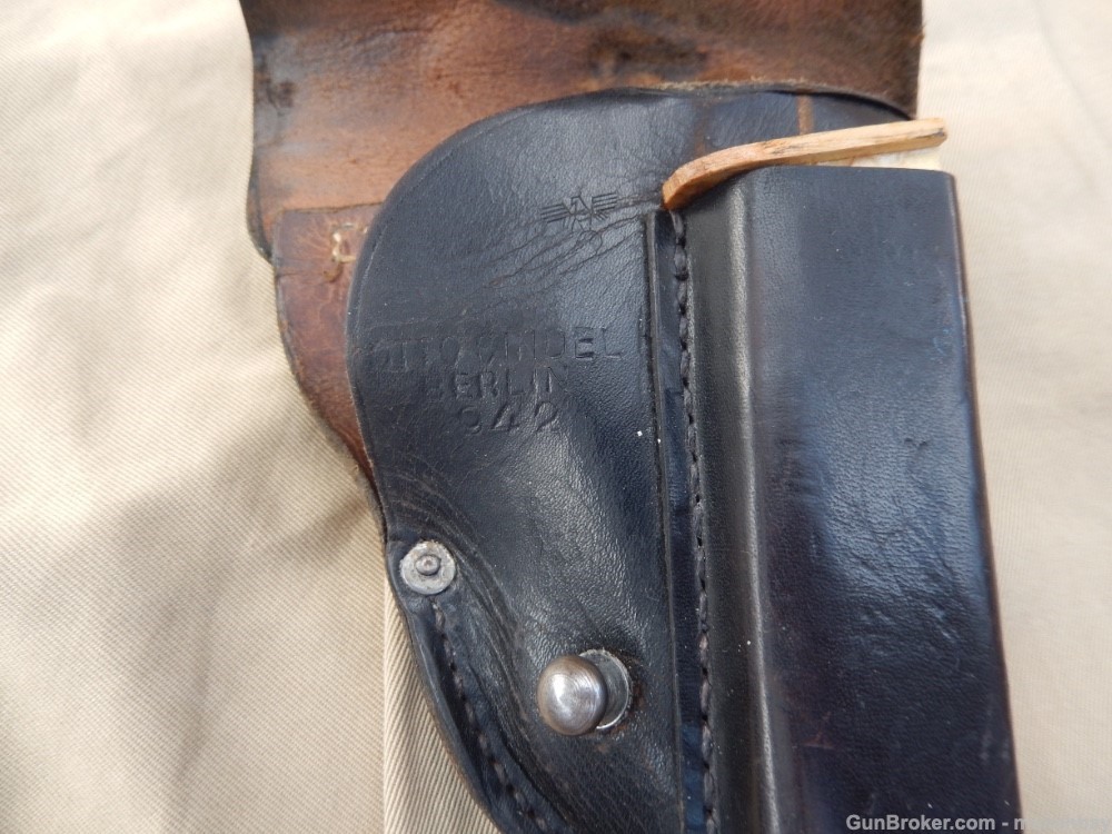WW2 WWII MAUSER HSc HOLSTER. EXCELLENT CONDITION & ALL ORIGINAL.   -img-12