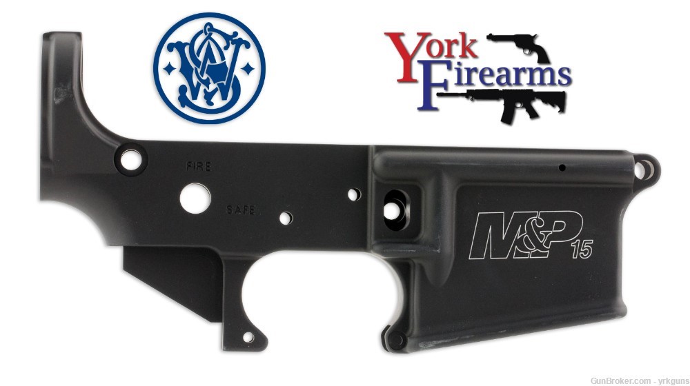 Smith & Wesson M&P15 Sripped Lower Receiver Black NEW 812000-img-0