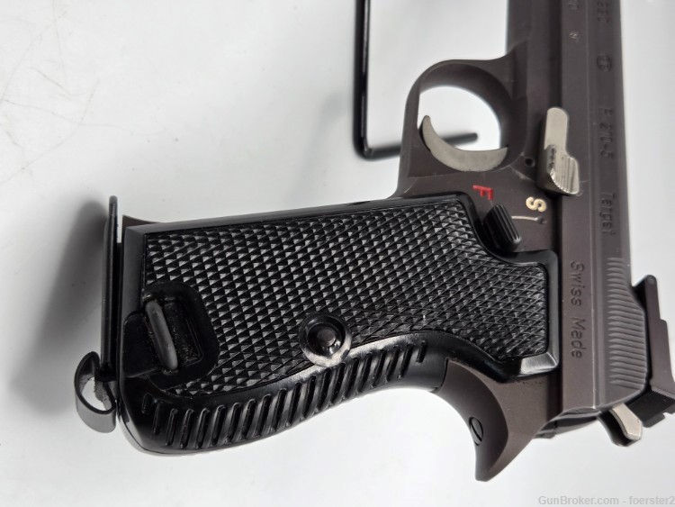 Very Rare Swiss SIG P210-5 “Target” Pistol 9mm with 22LR Conversion System -img-8