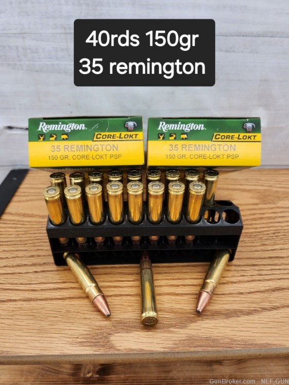 2 new full boxes of remington core lokt 35 remington 150gr psp-img-0