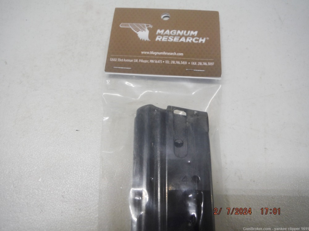 Magnum Research Desert Eagle 44 Magnum 8Rd Magazine MAG44 New Factory-img-0