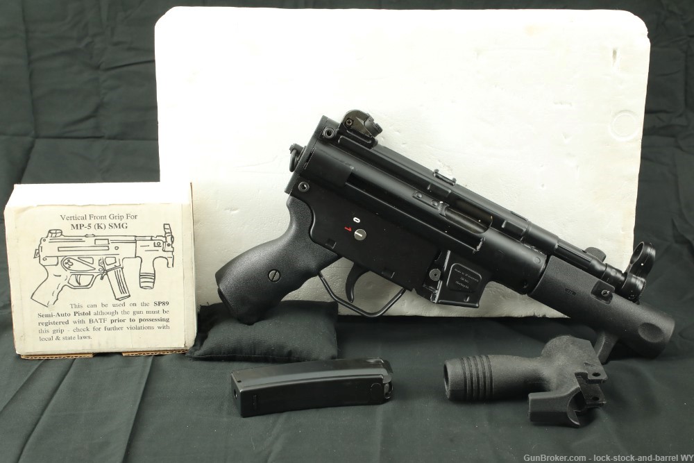 1990 W-German Pre-Ban H&K Heckler & Koch SP89 9mm 5" Semi-Auto Pistol-img-2