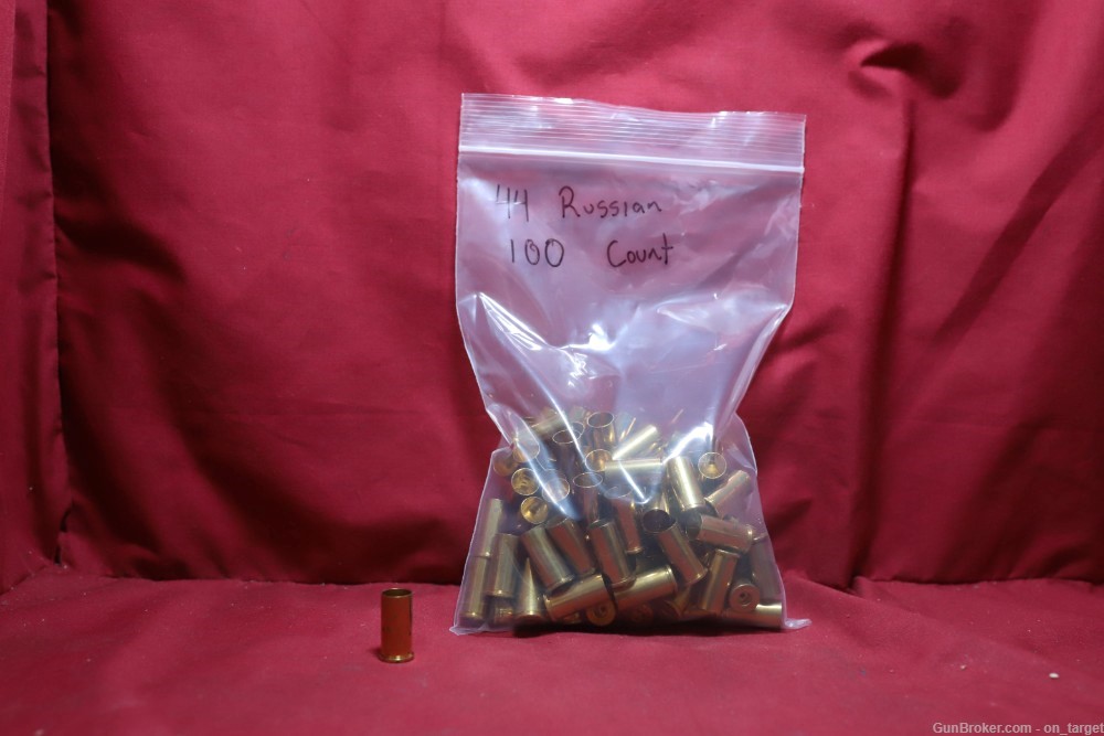 Starline .44 Russian New, Old Stock 100 Count - Never Fired Unprimed Brass-img-0