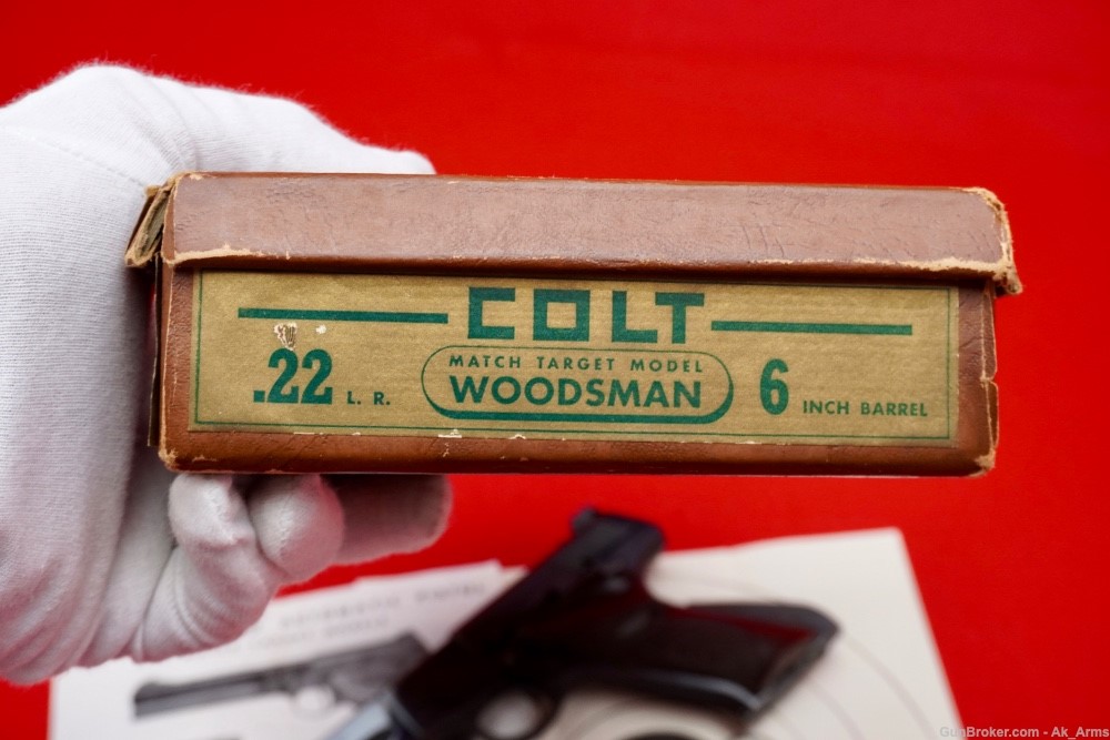1953 Colt Woodsman Match Target .22 LR *OG BOX AND TEST TARGET*-img-18