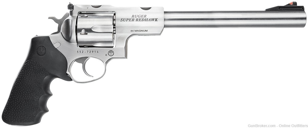 Ruger Super Redhawk 44 Rem Mag 9.5" 6RD Stainless SA/DA Hogue Grips 5502-img-0