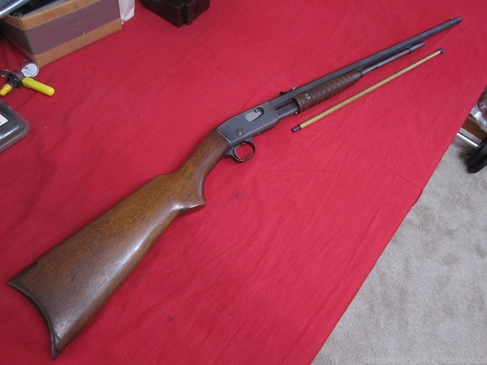Remington Model 12c .22 Gallery Gun 24" Octagonal C&R m12 12 Very Nice!-img-0