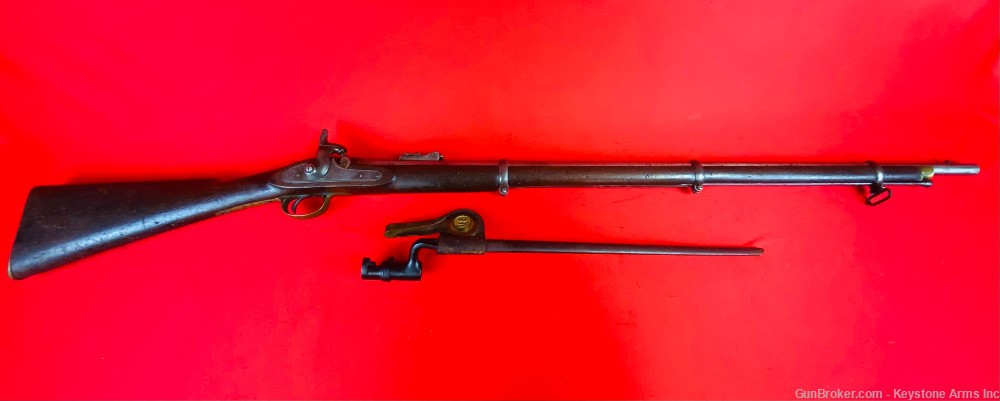 Pattern 1853 Enfield Musket Manufactured in 1862- .577 cal- LSM Marked-img-0