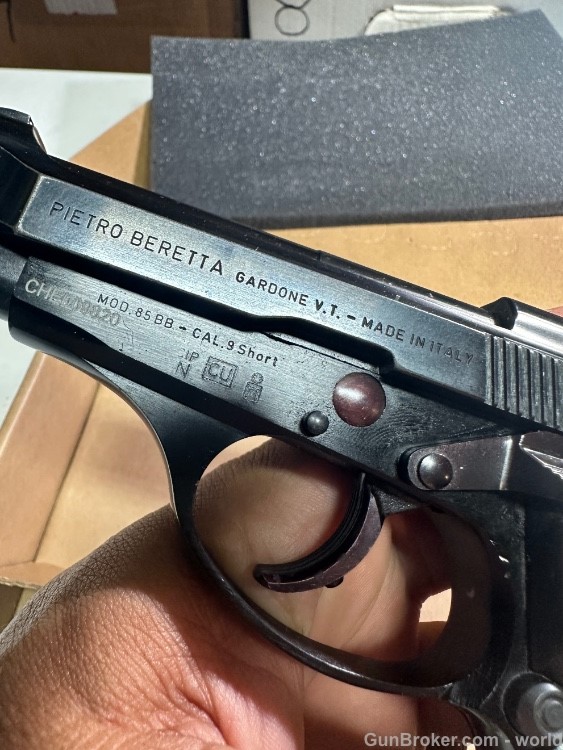 BERETTA 85BB 380acp SINGLE STACK. PENNY AUCTION WITH NO RESERVE!!-img-4