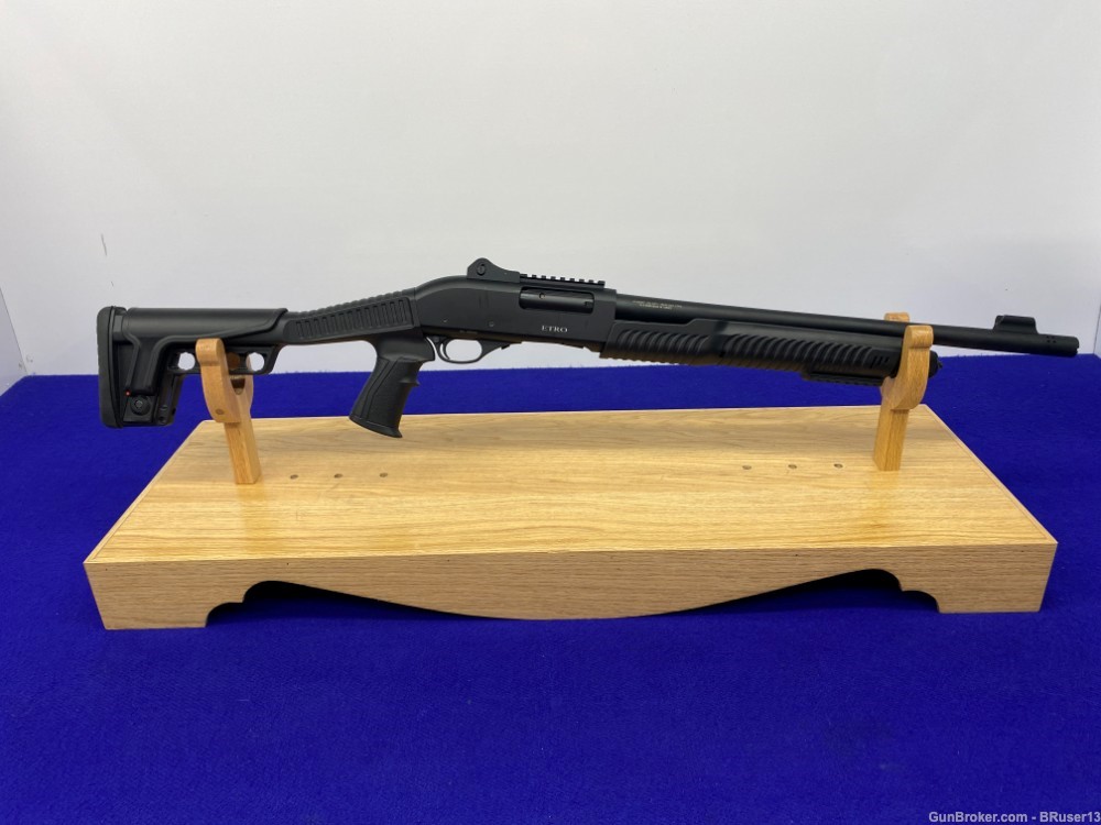 ATA Arms ETRO Tactical 12Ga Blk 18.5" *INCREDIBLE MULTI-PURPOSE SHOTGUN*-img-0