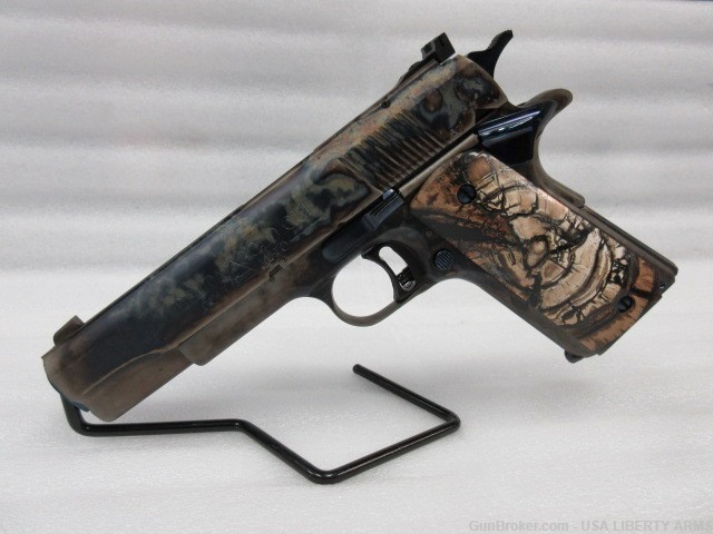 Ultra Rare Colt Delta Gold Cup 10mm Blued-Original Box, Mammoth Grips 05810-img-2