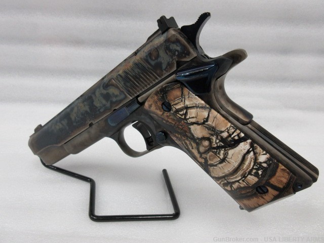 Ultra Rare Colt Delta Gold Cup 10mm Blued-Original Box, Mammoth Grips 05810-img-3