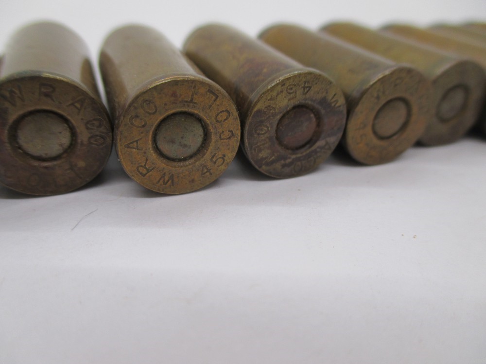15 count WRA Co. 45 Colt S&W Scholfield cartridges great condition!-img-8