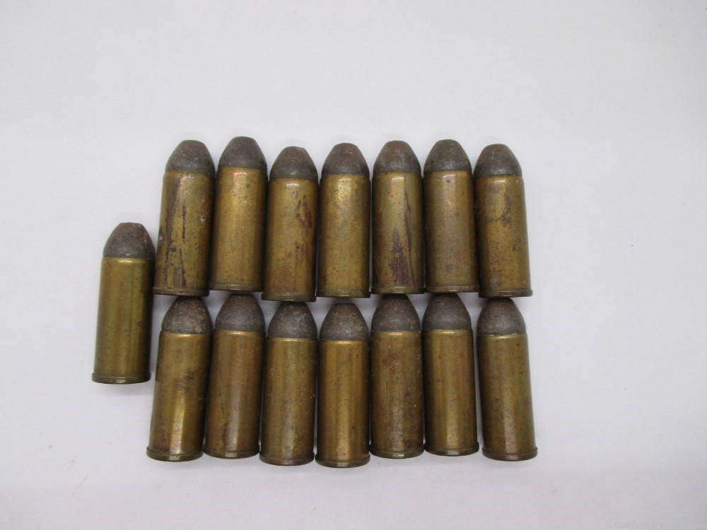 15 count WRA Co. 45 Colt S&W Scholfield cartridges great condition!-img-0