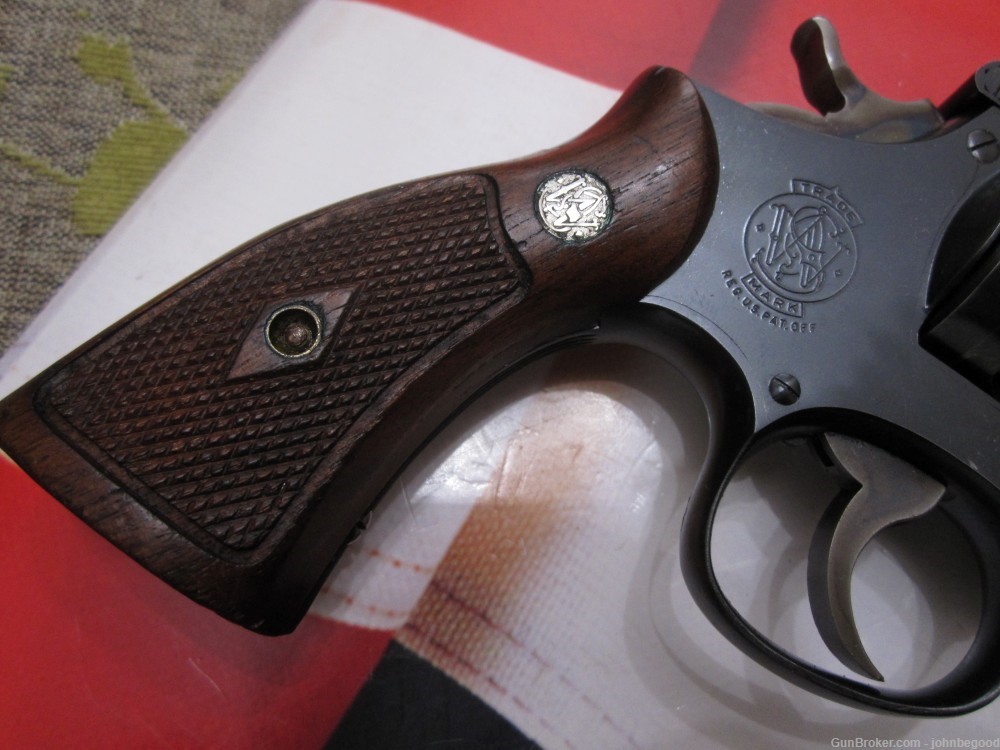 Beautiful Smith & Wesson K-22 .22lr 6" 1947 Revolver S&W K22 -img-1