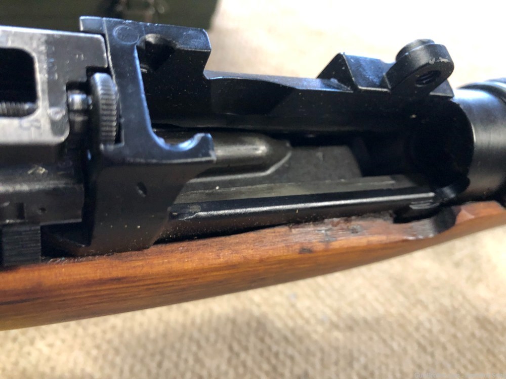 VERY NICE ENFIELD L42A1 SNIPER RIFLE  WITH SCOPE AND CRATE-img-48