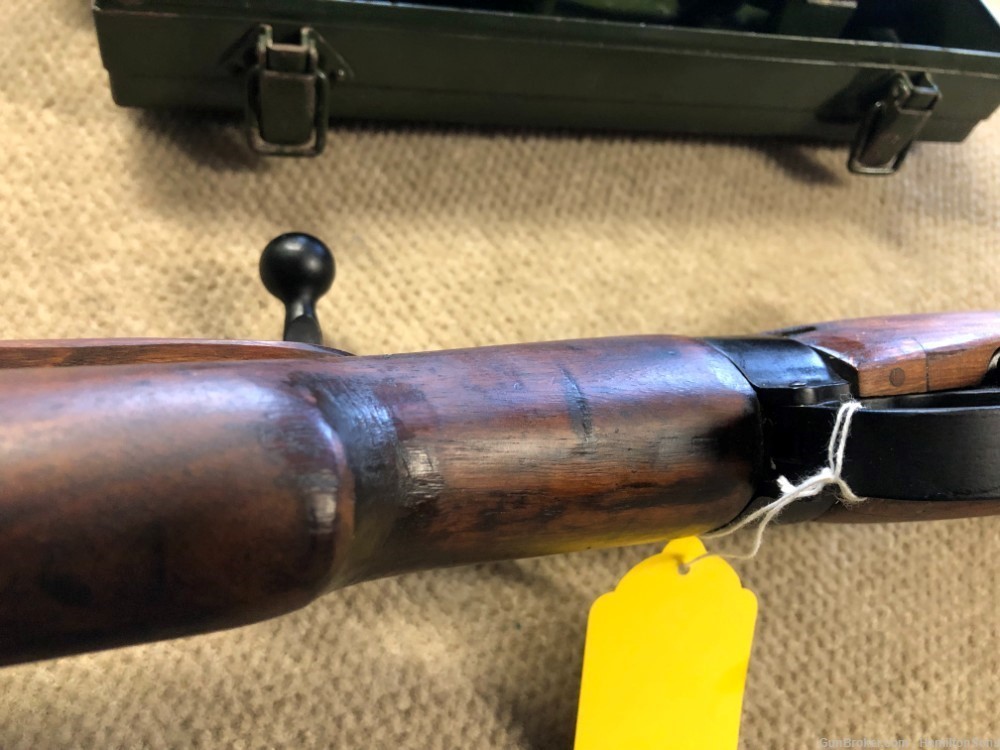 VERY NICE ENFIELD L42A1 SNIPER RIFLE  WITH SCOPE AND CRATE-img-42