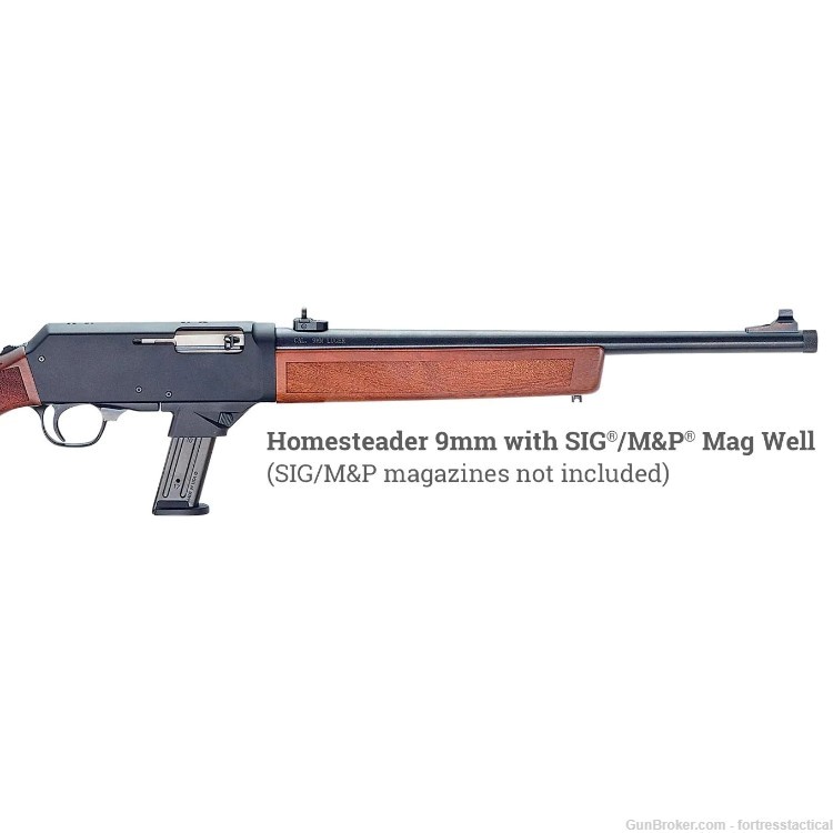 Henry Homesteader Carbine w/Sig/S&W Adapter 9mm-img-4