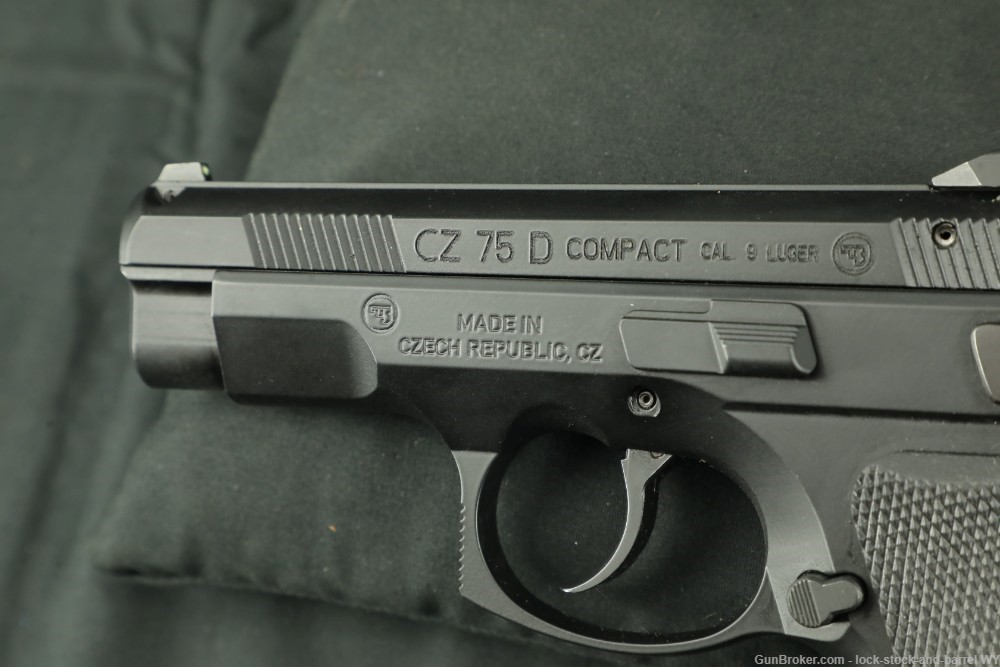 Czech CZ 75-D PCR Compact 3.5” 9mm Semi Auto Pistol W/ Case-img-23