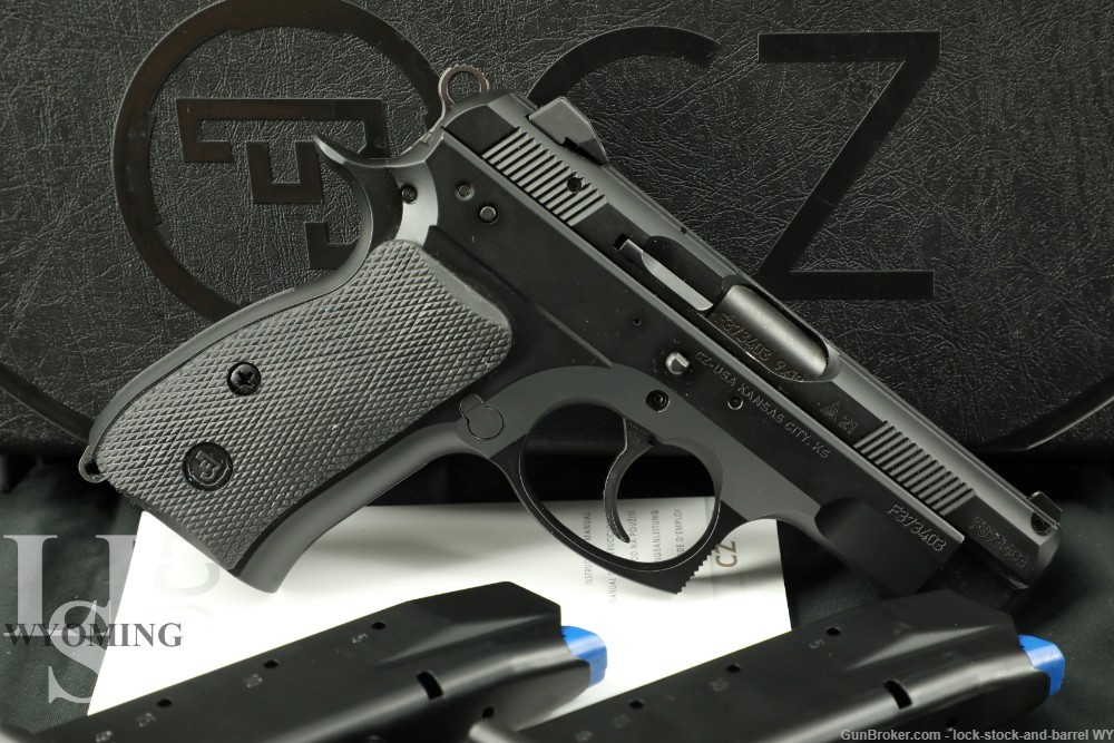 Czech CZ 75-D PCR Compact 3.5” 9mm Semi Auto Pistol W/ Case-img-0