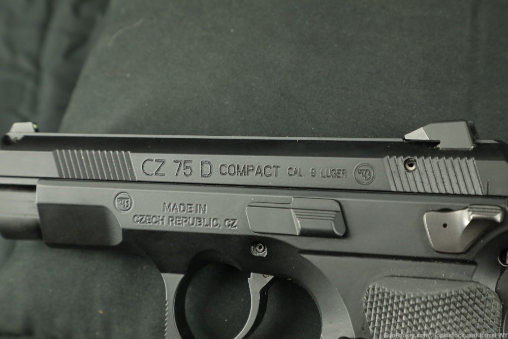 Czech CZ 75-D PCR Compact 3.5” 9mm Semi Auto Pistol W/ Case-img-22