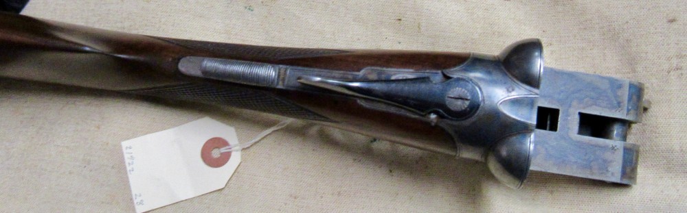Elegant Cased Samuel Jackson Nottingham 12 Gauge Double Barrel Shotgun-img-3