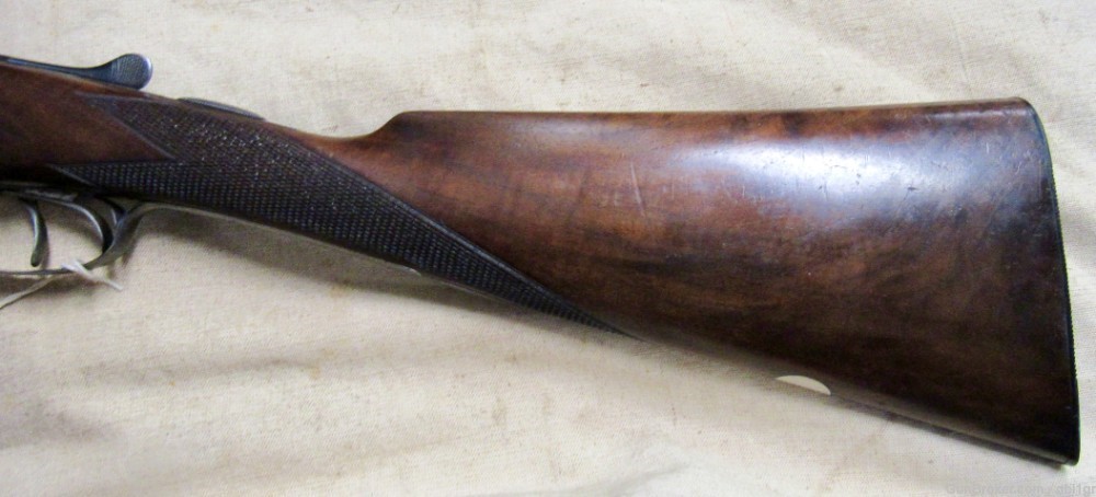 Elegant Cased Samuel Jackson Nottingham 12 Gauge Double Barrel Shotgun-img-17