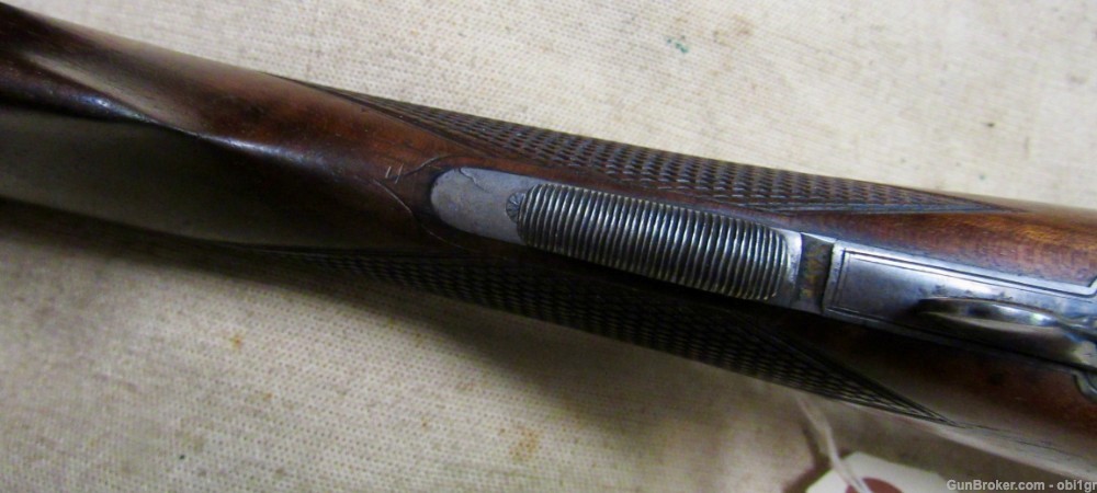 Elegant Cased Samuel Jackson Nottingham 12 Gauge Double Barrel Shotgun-img-8