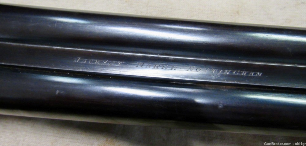 Elegant Cased Samuel Jackson Nottingham 12 Gauge Double Barrel Shotgun-img-22