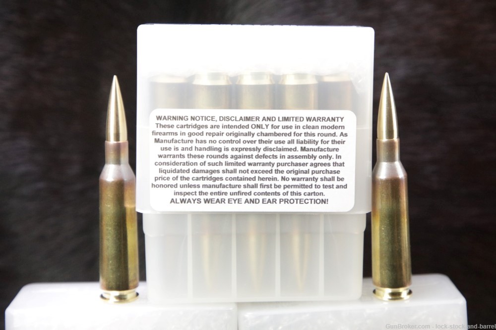 30x .416 Barrett Ammunition Thunder Ammo 415 Grain Match Solid Brass Bullet-img-4