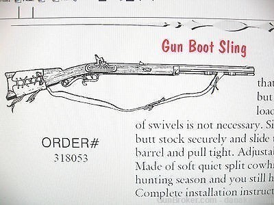 Boot Sling For Muzzleloader Rifles - Kentucky Hawken Other Thompson Center -img-3