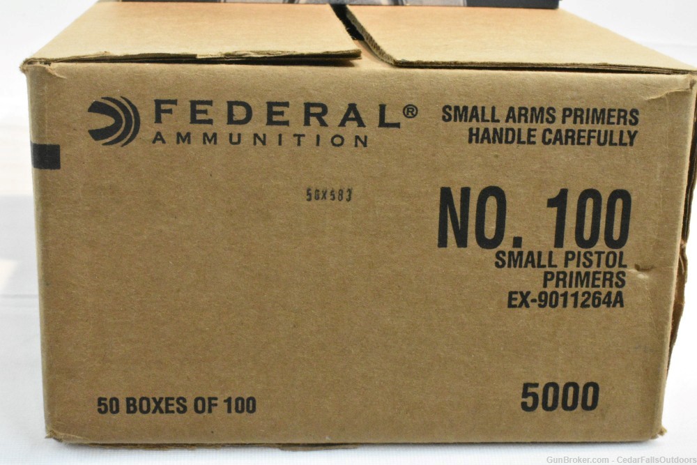 Federal #100 Champion Small Pistol Multi-Caliber Handgun primers 5,000qty-img-3
