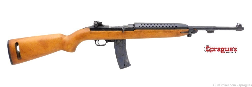 Universal M1 Carbine Semi-Automatic Rifle 18" MFG 1967-84 30 Carbine-img-0