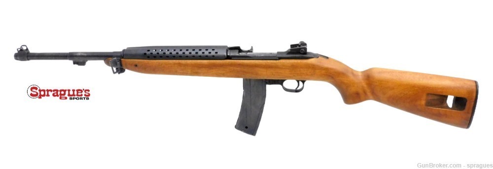 Universal M1 Carbine Semi-Automatic Rifle 18" MFG 1967-84 30 Carbine-img-1