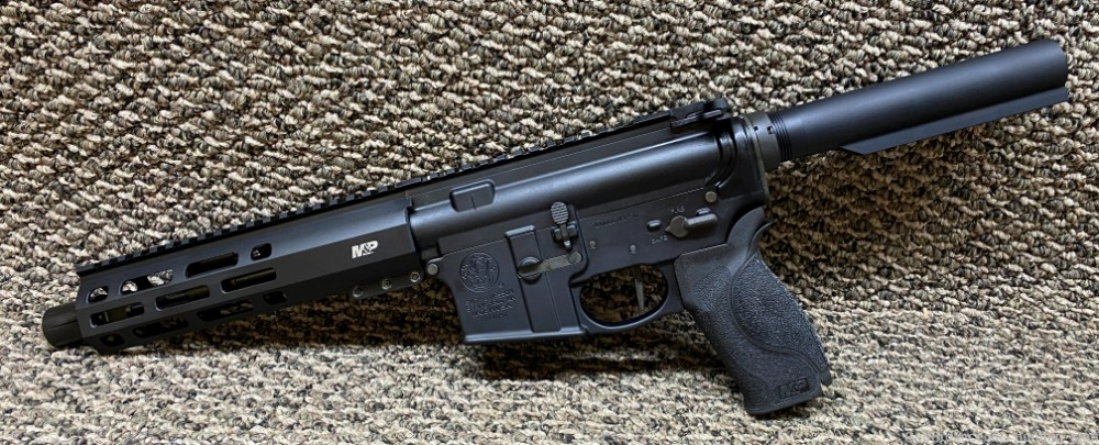 Smith & Wesson M&P15 Pistol 5.56 Black Finish 13320 7.5" BBL 30+1-img-8