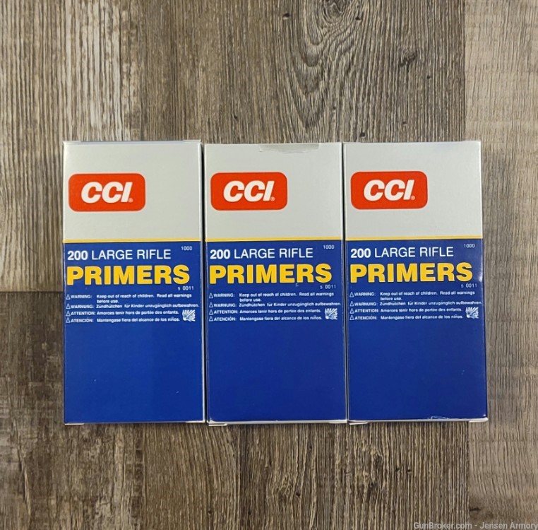 X3,000 CCI Large Rifle Primers No Reserve-img-0