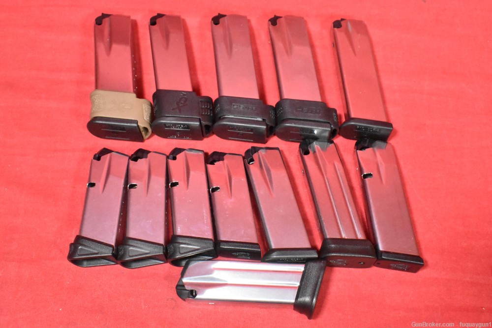 Pistol Magazines Glock CZ S&W Springfield Sig Mags Clips Lot 48CT-img-8