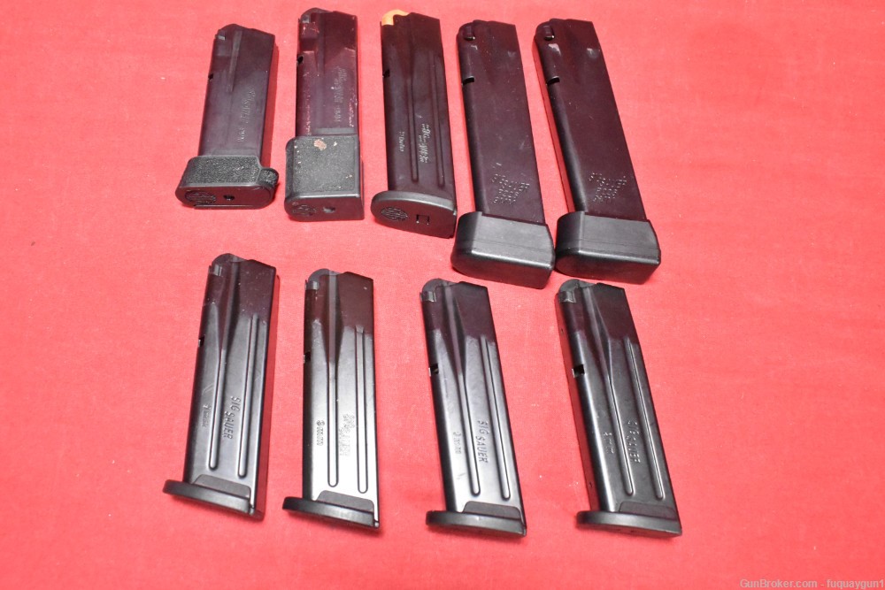 Pistol Magazines Glock CZ S&W Springfield Sig Mags Clips Lot 48CT-img-3