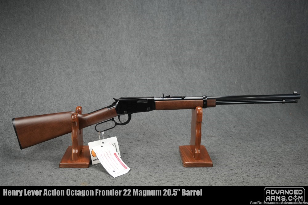 Henry Lever Action Octagon Frontier 22 Magnum 20.5” Barrel-img-0